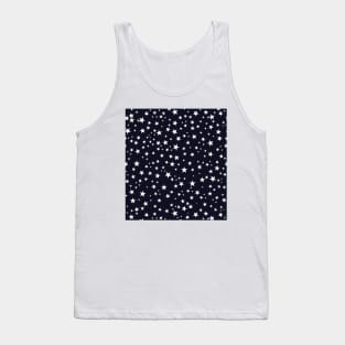 Shining golden and white colored stars Tank Top